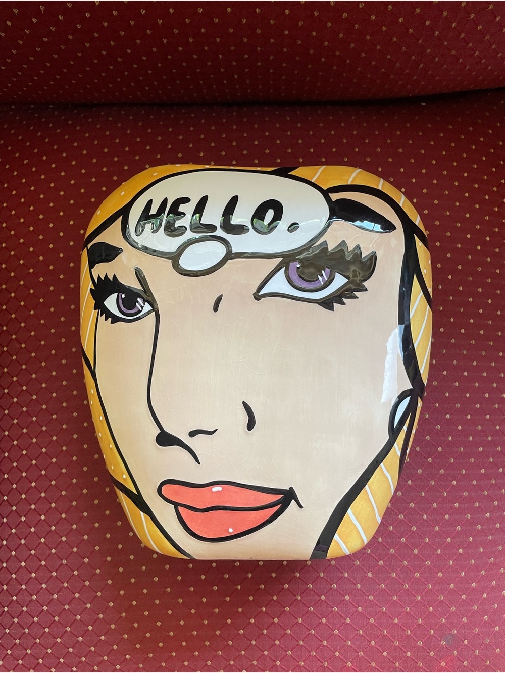Pop art vase